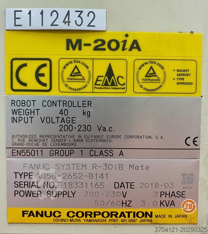 Robot industriel FANUC M-20iA/12L