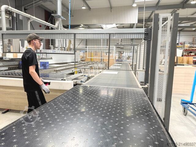 Kantenaanlijmmachine met retour HOMAG + LIGMATECH KAL 310 /7/A20 + ZHR 541 / L / 095