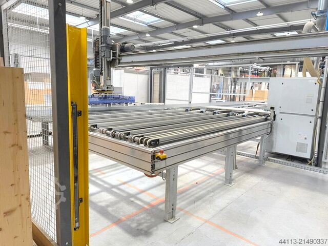 Kantenaanlijmmachine met retour HOMAG + LIGMATECH KAL 310 /7/A20 + ZHR 541 / L / 095