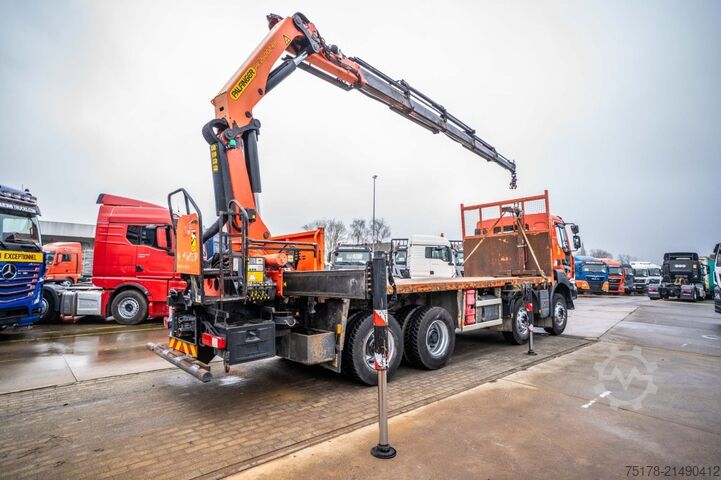 Ladepritsche RENAULT KERAX 430 DXI+PALFINGER 26T/m /5 EXT.