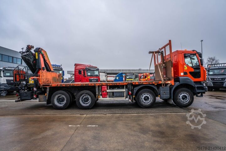 Ladepritsche RENAULT KERAX 430 DXI+PALFINGER 26T/m /5 EXT.