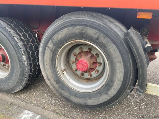 Platte bak Netam-Fruehauf Platform Twistlocks /  Liftaxle / Steering / BP...