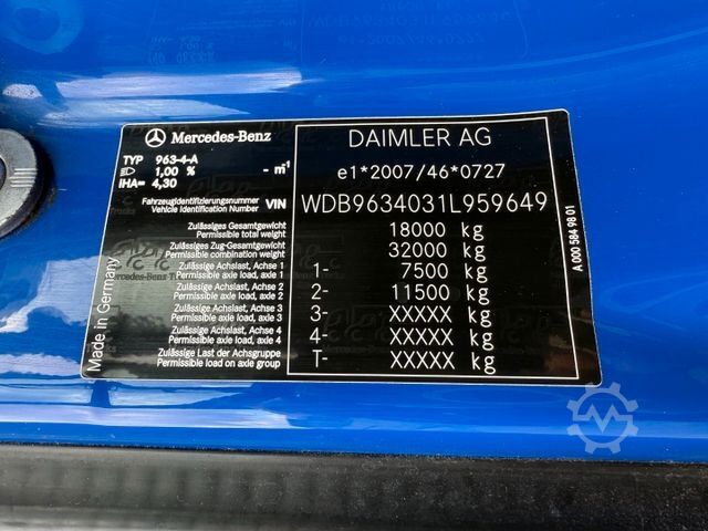 Standard trækkerunit MERCEDES-BENZ Actros 1832 4x2 Euro 6