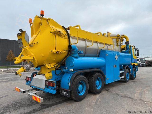 Vacuümtankwagen MERCEDES-BENZ Actros 4140 8x4 KOKS MEGAVAC 8000 ADR Dry Vac