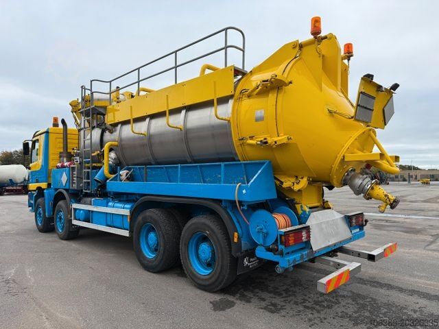 Vacuümtankwagen MERCEDES-BENZ Actros 4140 8x4 KOKS MEGAVAC 8000 ADR Dry Vac