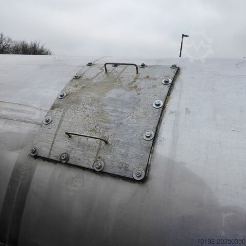 Tanque agitador de 7500 litros em V2A com agitador tipo copo  6855