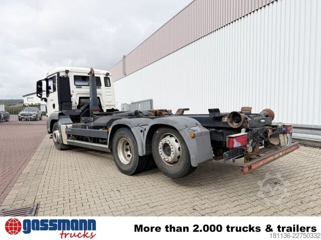 Roll-off tipper truck MAN TGS 26.440 6x2-2 BL, Liftachse