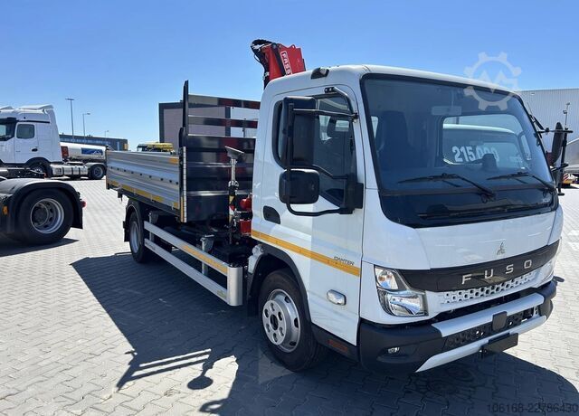 Grúa con volquete Fuso Canter 7C15 Fassi Kran 3-seiten Kipper