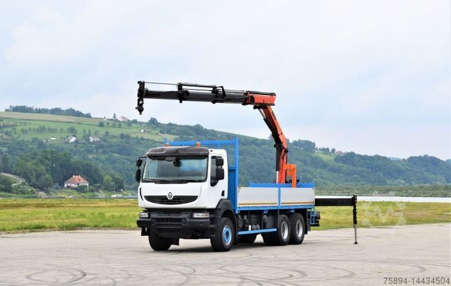 Autolaadkraan RENAULT KERAX 370 *PK 16502 + FUNK / 6x4 * TOP