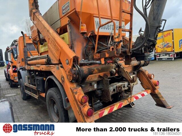 Kipper LKW Mercedes-Benz Atego 1828 4x4, Tele-Absetzer,