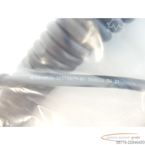 Składnik Heidenhain ID 312 879-01 Handrad Spiralkabel HR410 L: 3,00 m --