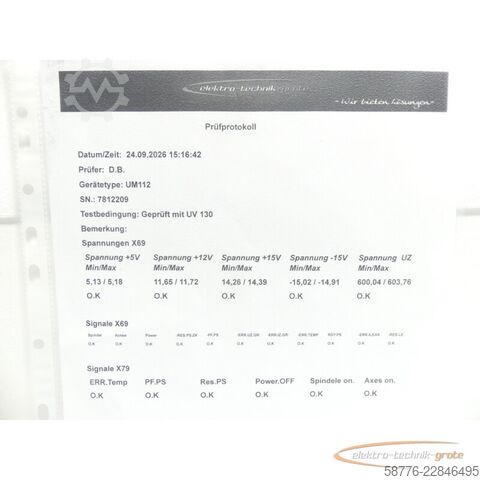Składnik Heidenhain UM 112 ID: 325 001-01 SN7812209 - generalüberh. + 3 Mon. Gewährl.