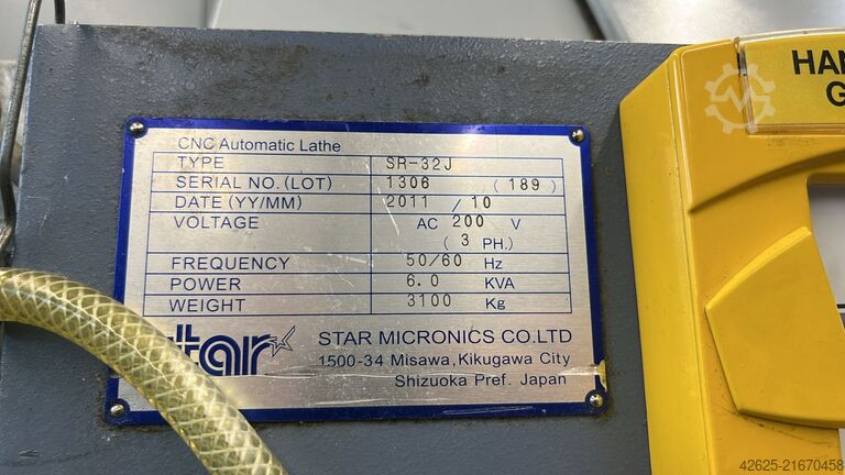 Automatic bar lathe Star SR-32J