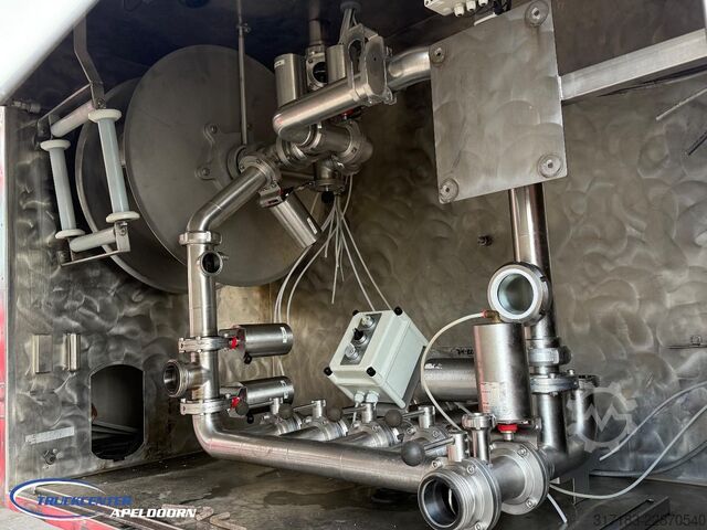 Tankvogn Scania R580 V8 NGS Retarder, 15000 Liter - RVS tank