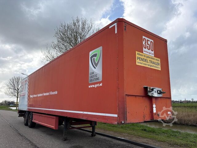 Gesloten bak Renders ROC16.18 2-Axle Box / SAF Axles / Discbrakes / ...