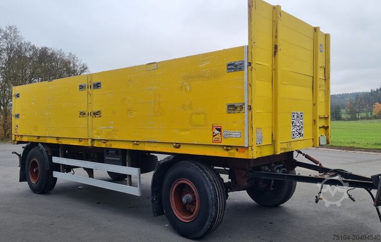 Nyitott platós pótkocsi Blumhardt L 18/71