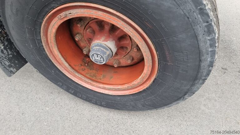 Nyitott platós pótkocsi Blumhardt L 18/71