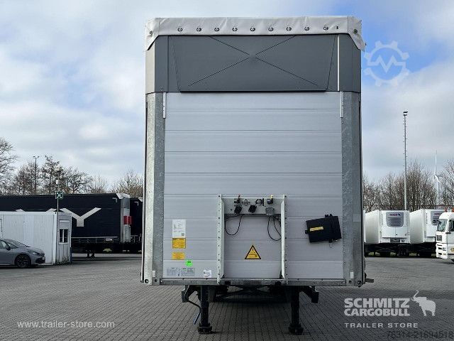 Open semitrailer with tarp Schmitz Cargobull Curtainsider Mega Getränke