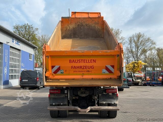 Three-sided tipper truck MAN TGS 35.510 8x4 BB Kipper Meiller Bordmatic *AHK