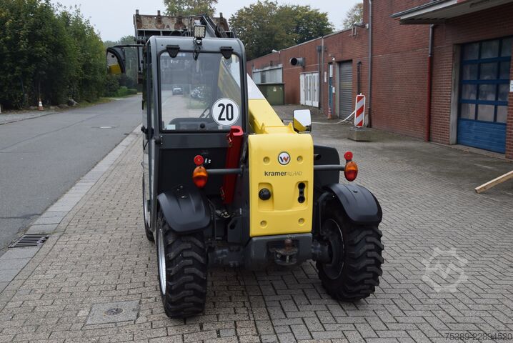 Teleskoplastare KRAMER 1245 Teleskop Klappschaufel Gabel 1393 Stunden