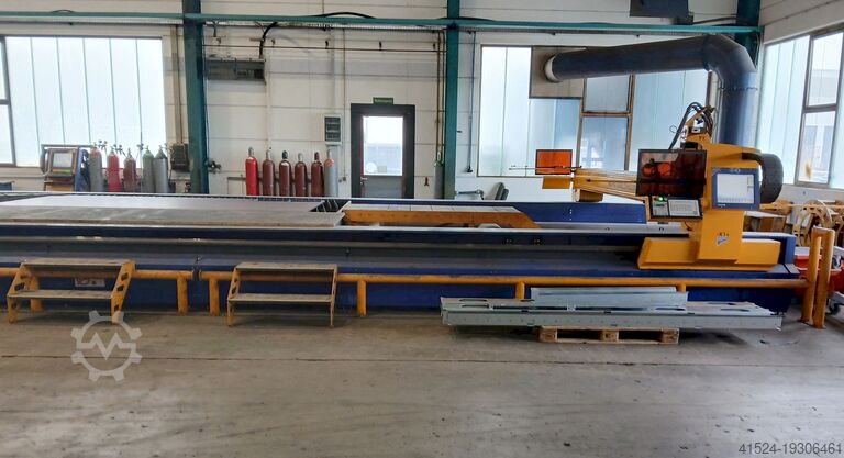 CNC portál plazmavágó gép Microstep MG PrA 16501.25 S1200 ( 2 Brücken)