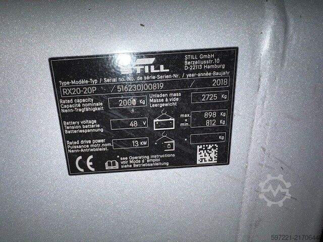 Elektromos – 4 kerék Still RX20-20P