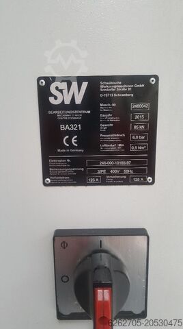 Centro di lavoro orizzontale SW Schwäbische Werkzeugmaschinen BA321