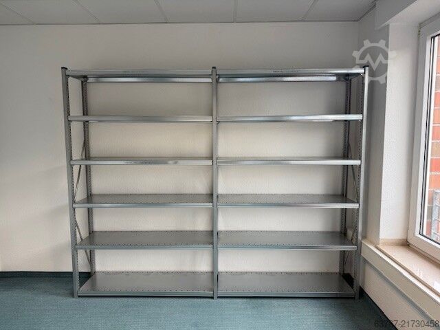 Polcos állvány | Csavarmentes állvány Nedcon - Shelf N Höhe: 2.200 mm | Tiefe: 400 mm | 5 Böden