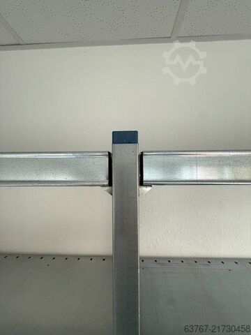 Polcos állvány | Csavarmentes állvány Nedcon - Shelf N Höhe: 2.200 mm | Tiefe: 400 mm | 5 Böden