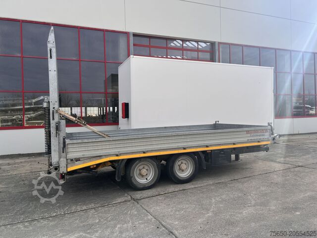 Tieflader Anhänger Möslein TTS 11 Schwebheim  Tandemtieflader, Breite Rampen, Wenig Benutzt