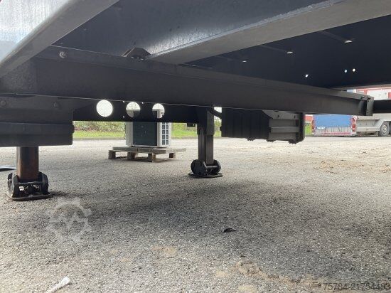 Brandalı açık yarı römork KöGEL MEGA TRAILER 15.00 LANG, SAF, HUBDACH, MIETKAUF MGL.