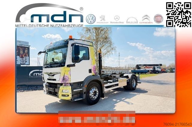 Φορτηγό γερανός roll-off MAN TGM 18.290 4x2 Abrollkipper AHK