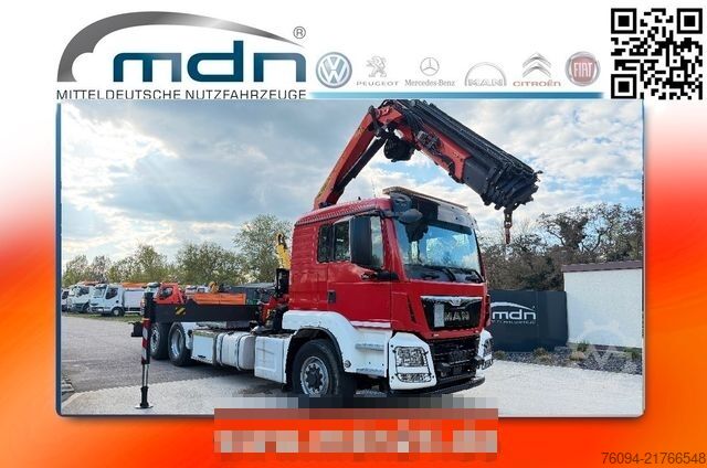 Γερανός τοποθετημένος σε φορτηγό MAN TGS 26.440 6x4 ALLRAD KRAN 21m Seilwinde 5./6.