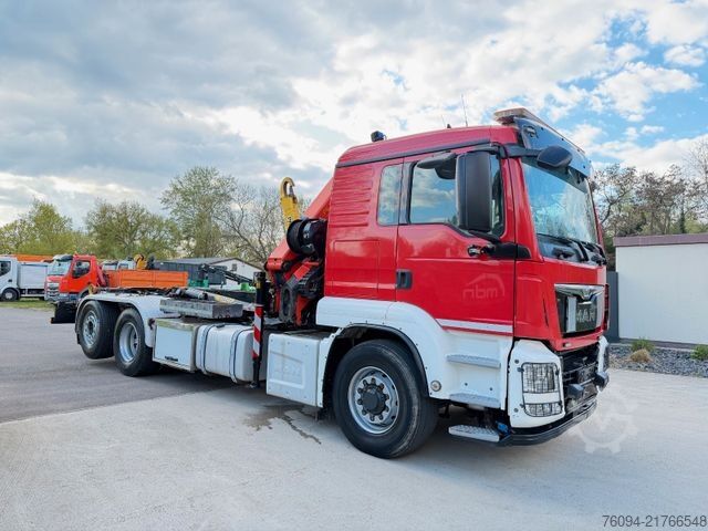 Γερανός τοποθετημένος σε φορτηγό MAN TGS 26.440 6x4 ALLRAD KRAN 21m Seilwinde 5./6.