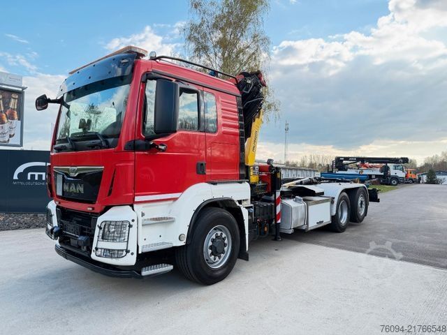 Γερανός τοποθετημένος σε φορτηγό MAN TGS 26.440 6x4 ALLRAD KRAN 21m Seilwinde 5./6.