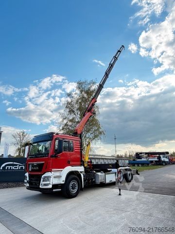 Γερανός τοποθετημένος σε φορτηγό MAN TGS 26.440 6x4 ALLRAD KRAN 21m Seilwinde 5./6.