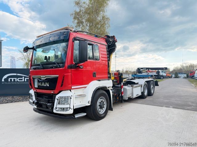 Γερανός τοποθετημένος σε φορτηγό MAN TGS 26.440 6x4 ALLRAD KRAN 21m Seilwinde 5./6.