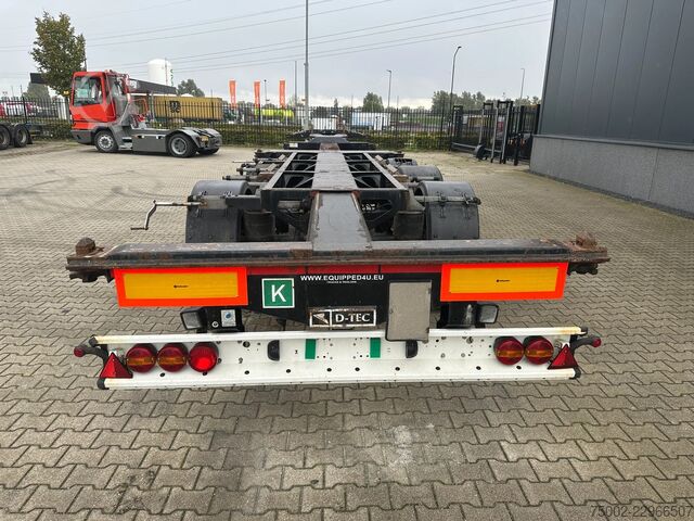 Transport af containere D-TEC FLEXITRAILER TRACTION / ADR / SAF + discbrakes ...