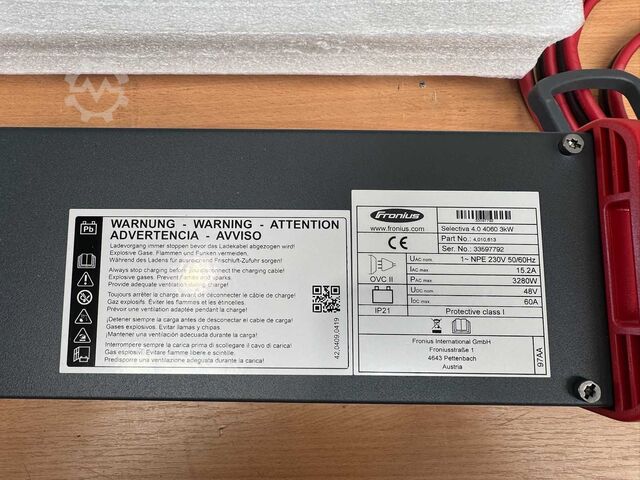 Chargeur pour transpalette électrique Fronius 48V