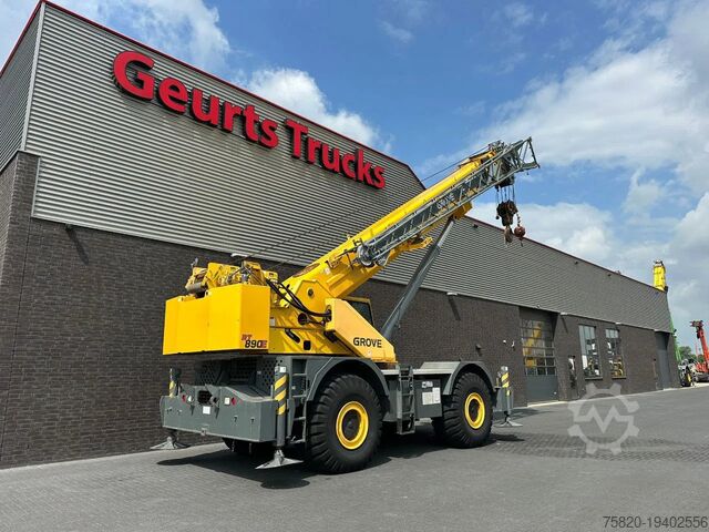Alle terrein kraan Grove RT890 E ROUGH TERRAIN CRANE + JIB+ 2 x WINCH