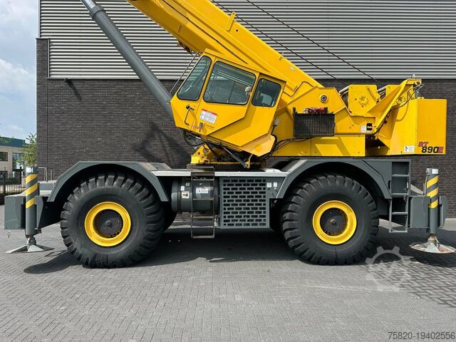 Alle terrein kraan Grove RT890 E ROUGH TERRAIN CRANE + JIB+ 2 x WINCH
