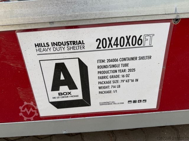 Sonstige  Containerüberdachung für 40" Container