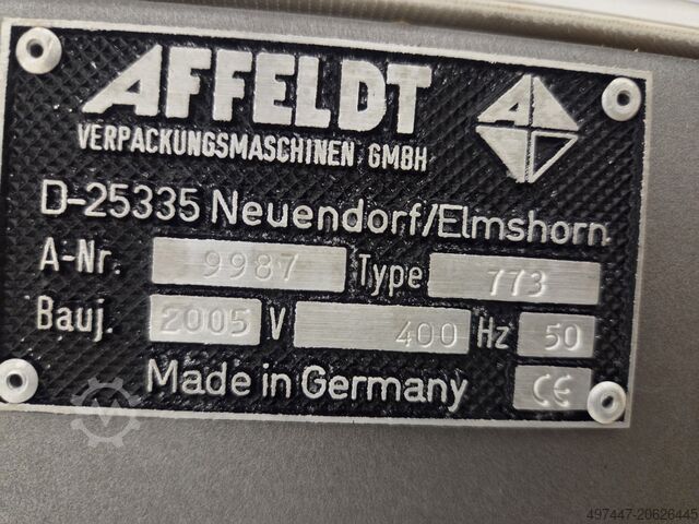 Affeldt verticale verpakkings machine Affeldt counter + vertical packaging machine