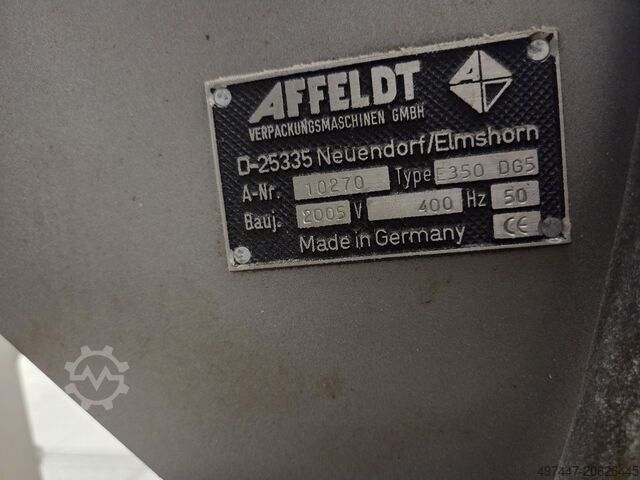 Affeldt verticale verpakkings machine Affeldt counter + vertical packaging machine