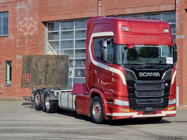 Podvozek s kabinou Scania R580 V8 NGS Highline 6x2*4 - Chassis - Loadlift...