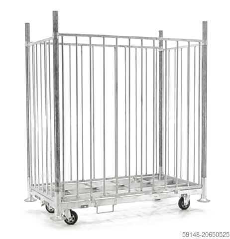 Gebruikte Mobiele stapelrack mobiele rack partij aanbieding  - L:2015 x B:1165 x H:300mm - Kruizinga 99-620GB-PAL