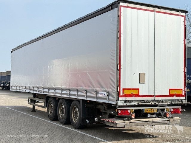 Åben sættevogn med presenning Schmitz Cargobull Curtainsider Standard Ladebordwand