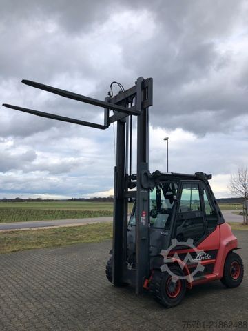 Ανυψωτικό περονοφόρο με εμπρόσθιο φορτηγό LINDE H60D 396_Diesel_ Heizung_4. Ventil_ Deutz_ Waage