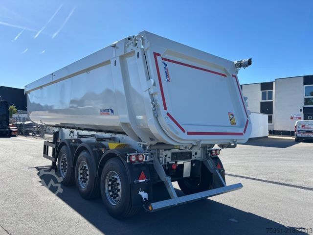 Billenős félpótkocsi SCHMITZ CARGOBULL SKI S3D 24 SL 8.2 Stahlrund 31,9 m3 Liftachse