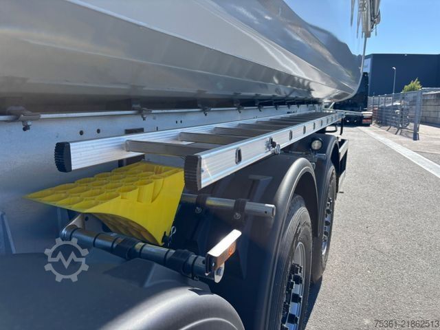 Billenős félpótkocsi SCHMITZ CARGOBULL SKI S3D 24 SL 8.2 Stahlrund 31,9 m3 Liftachse